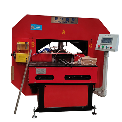 অ্যালুমিনিয়াম খাদ প্রোফাইলের জন্য 300 X 6000mm Punching And Saw Cutting Machine