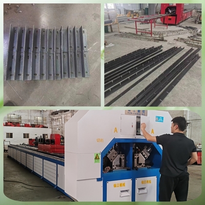 125mm সর্বোচ্চ. কাঁচা কোণ ইস্পাত Puncher 15KW বৈদ্যুতিক ইস্পাত Punching কাঁচা মেশিন