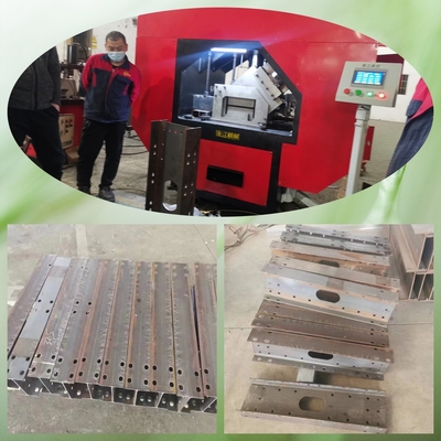 PM-100 সিএনসি ইস্পাত প্লেট Punching মেশিন 1000kN ফোর্স 50mm সর্বোচ্চ. Punching ব্যাসার্ধ