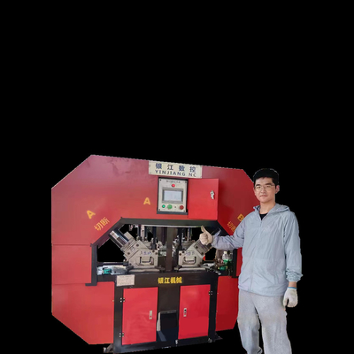 ইস্পাত কাঠামো চ্যানেল ইস্পাত কাটিয়া এবং punching মেশিন