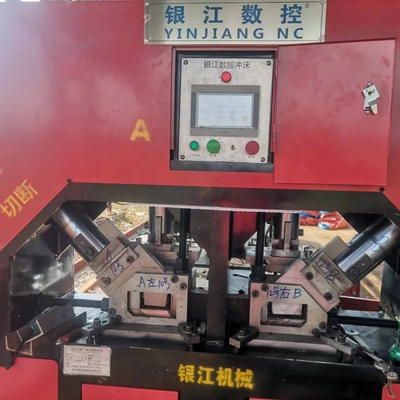 ইস্পাত ছাঁচ চ্যানেল ইস্পাত সব এক Punching কাটিং মেশিন
