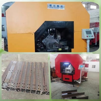 H Beam Punching and Shearing Machine 20mm এবং 3-6 Punching Stations এইচ বিম পাঞ্চিং অ্যান্ড শেয়ারিং মেশিন 20 মিমি এবং 3-6 পাঞ্চিং স্টেশন