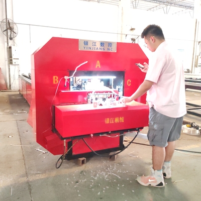 ইস্পাত Punching মেশিন সঙ্গে 20mm সর্বোচ্চ. ইস্পাত প্লেট এবং 1000kN Punching শক্তি
