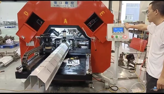 স্কোয়ার টিউব Punching / Shearing মেশিন সঙ্গে সর্বোচ্চ. স্টীল প্লেট 20mm